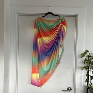 Shein 3xl / xxxl colorful skirt, beach skirt, cover up,
